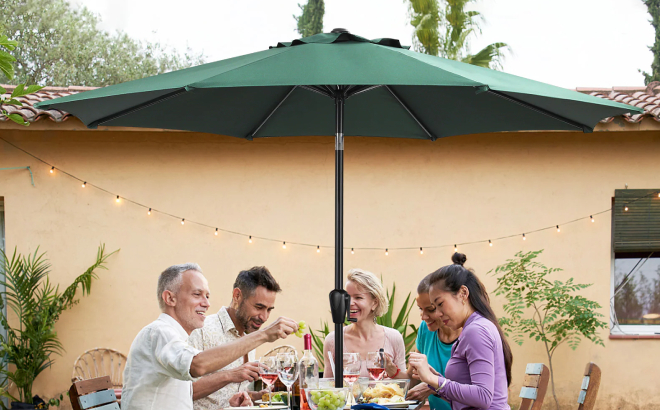 Patio Premier 9 Foot Round Tilt Market Patio Umbrella