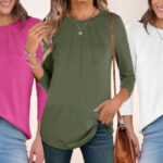 People Wearing Anrabess Womens Tunic Shirt