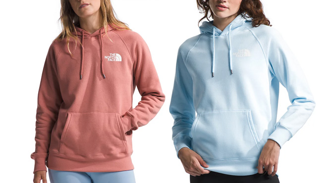 People Wearing The North Face Womens Box NSE Fleece Hoodie