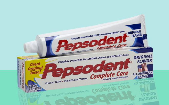 Pepsodent Complete Care Anticavity Fluoride Toothpaste Original 5 5 Ounce