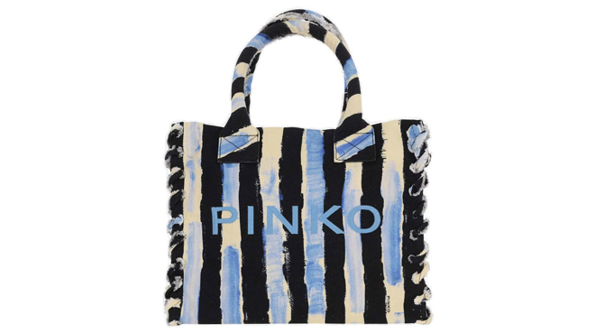 Pinko Printed Top Handle Tote Bag