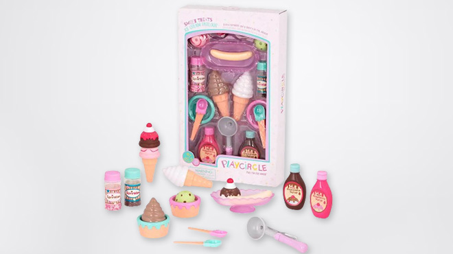 Play Circle Ice Cream Parlor Pretend Playset