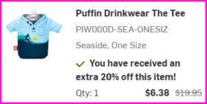 Puffin Drinkwear Insulated Koozies Checkout Screen