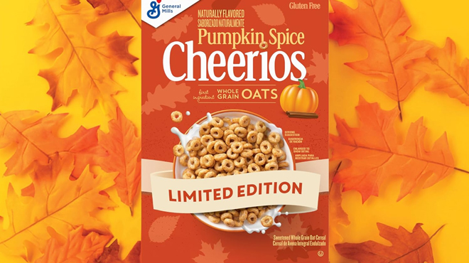 Pumpkin Spice Cheerios Breakfast Cereal