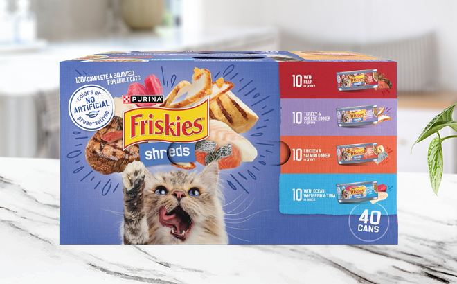 Purina Friskies Wet Cat Food Variety 40 Pack