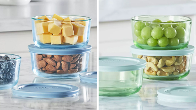 Pyrex Simply Store Round 6 Piece Storage Sets