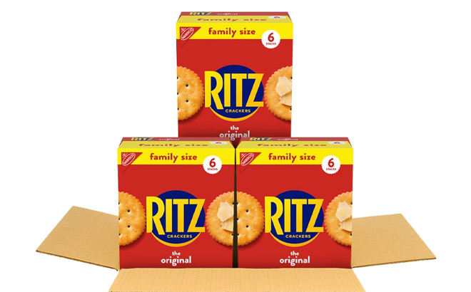 RITZ Original Crackers Family Size 3 Pack