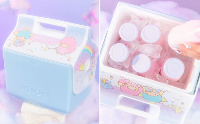 Sanrio Little Twin Stars Little Playmate 7 Qt Cooler