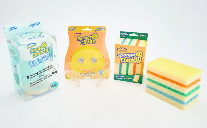 Scrub Daddy Sponge Daddy Kitchen Cleaning 10 Piece Set 