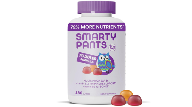 SmartyPants Toddler Multi Omega 3s Gummies 180 ct