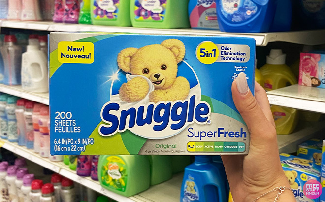 Snuggle Plus SuperFresh Fabric Softener Dryer Sheets