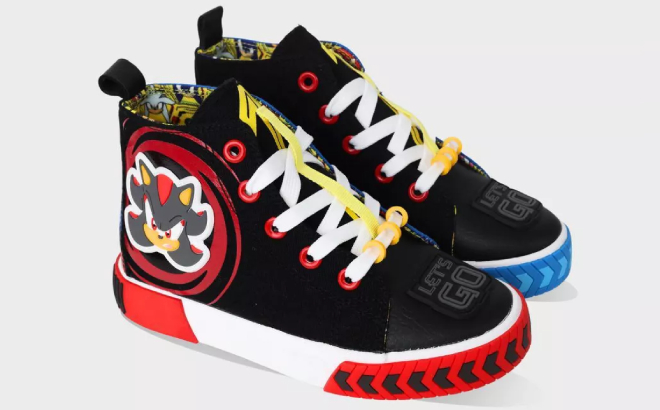 Sonic The Hedgehog Kids High Top Shoes