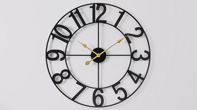 Sorbus Large Wall Clock