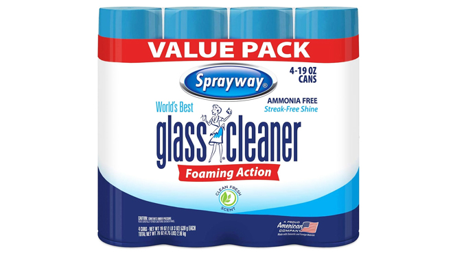 Sprayway Ammonia Free Glass Cleaner Foaming Action Value Pack