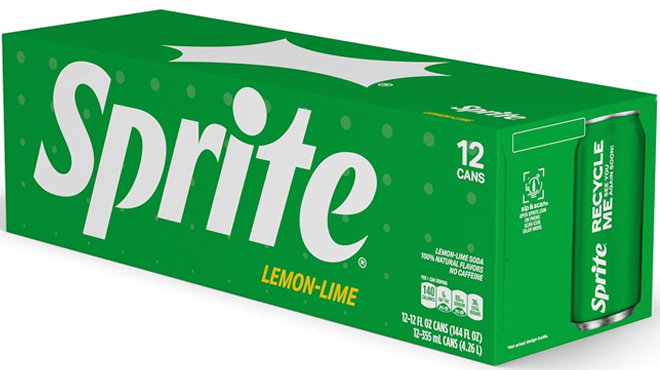 Sprite 12 Ounce Cans 12 Pack