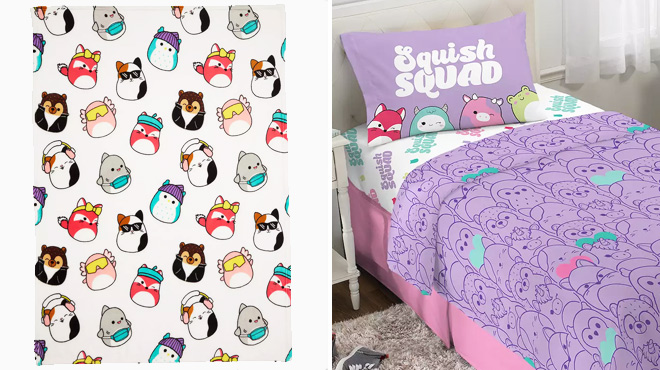 Squishmallow Lots of Fun Throw Blanket