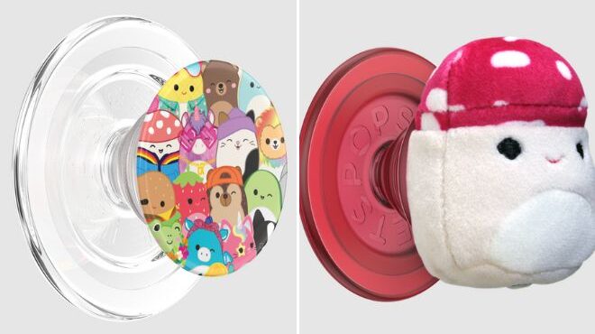 Squishmallows x PopSockets Squishmallows Friends PopGrip and Plush Malcom PopGrip