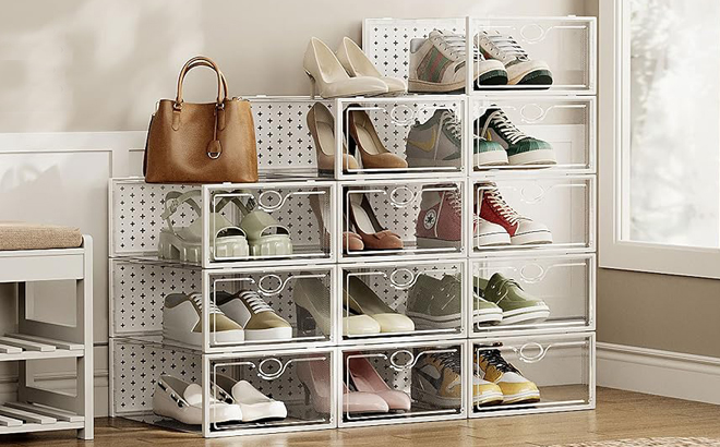 Stackable Shoe Storage Boxes