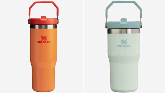 Stanley The Heat Wave IceFlow Flip Straw Tumbler and Stanley The IceFlow Flip Straw Tumbler