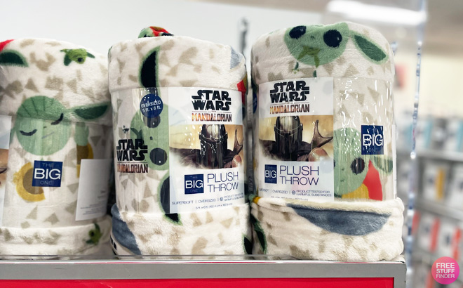 Star Wars Throw on Store Shelf