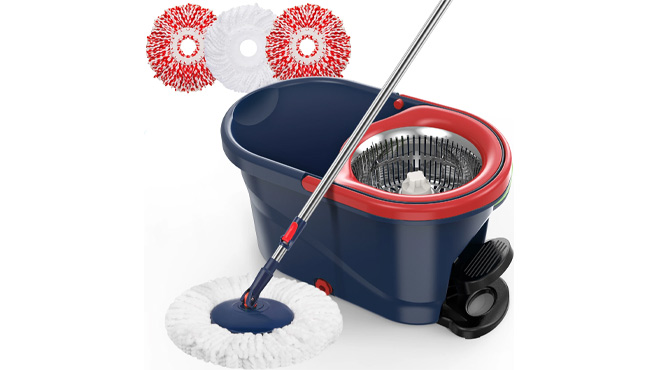 Sugarday Spin Mop and Bucket System with Wringer Set