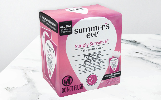 Summers Eve Simply Sensitive Daily Feminine Wipes