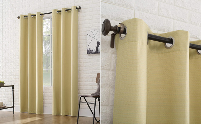 Sun Zero Cooper Thermal Insulated Energy Efficient Grommet Curtain Panel