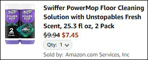 Swiffer Final Price