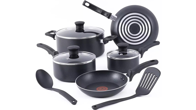 T Fal 10 Piece Cookware Set