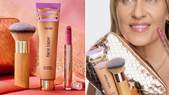 Tarte Face Tape Foundation Set with Bag