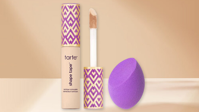 Tarte Shape Tape Concealer with Quickie Blending Sponge