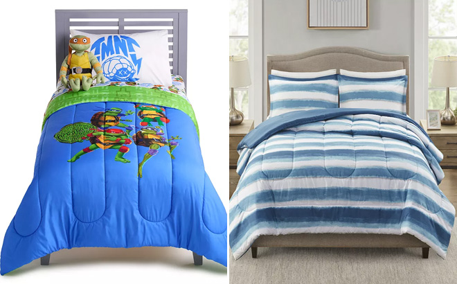 Teenage Mutant Ninja Turtles Slash Twin Full Reversible Comforter