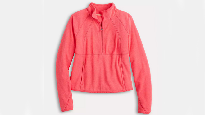 Tek Gear Womens Micro Fleece Popover Sweatshirt