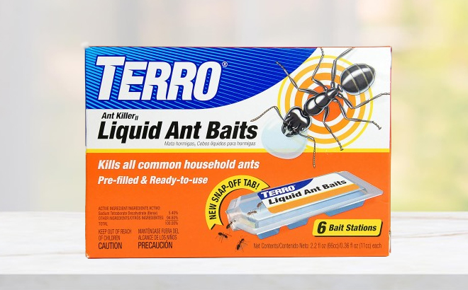 Terro Liquid Ant Baits on a Table