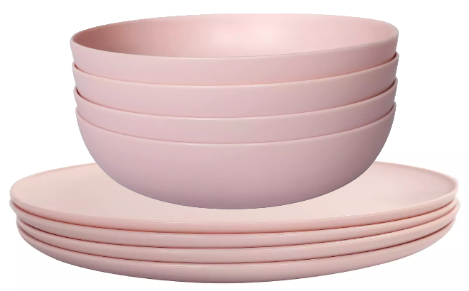 The Big One Dinner Plates and Bowls Set