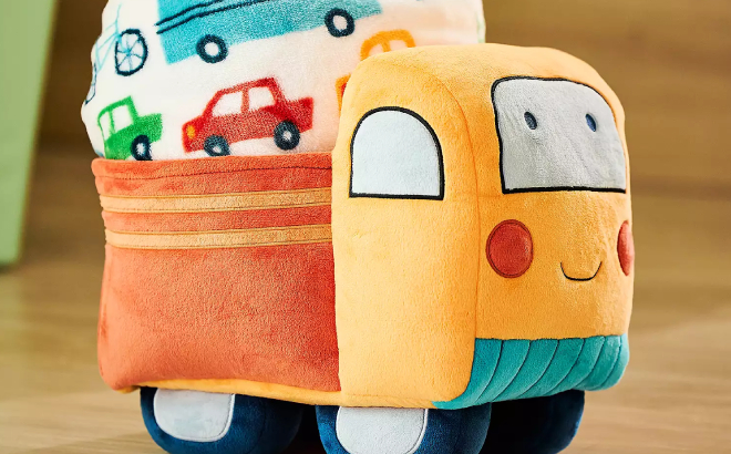 The Big One Pillow Buddy Truck Throw Set