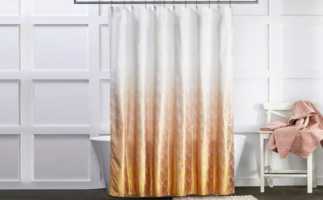 The Big One Pixel Shower Curtain