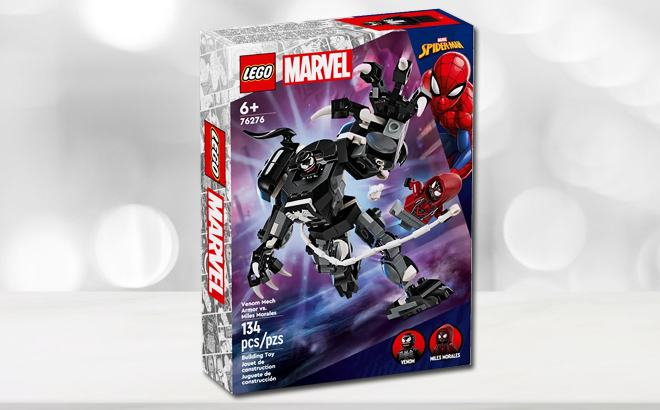 The LEGO Marvel Venom vs Miles Morales Building Set