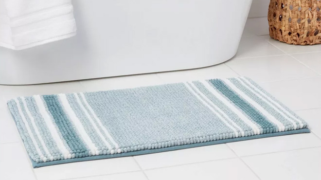 Threshold Low Chenille Memory Foam Bath Rug