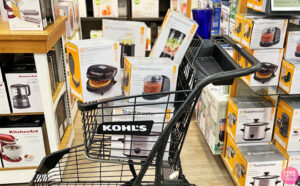 Toastmaster Small Appliances on a Kohls Shopping Cart