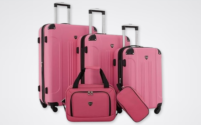 Travelers Club 5 Piece Hardside Expandable Luggage Set