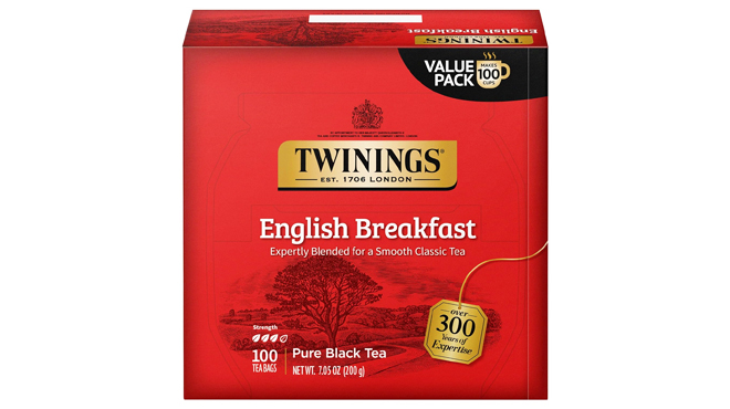 Twinings English Breakfast 100 Individually Wrapped Tea Bags