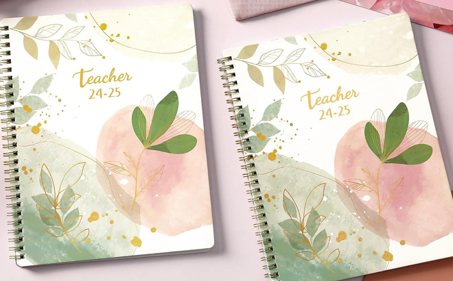 Two 2024 2025 Teacher Planners