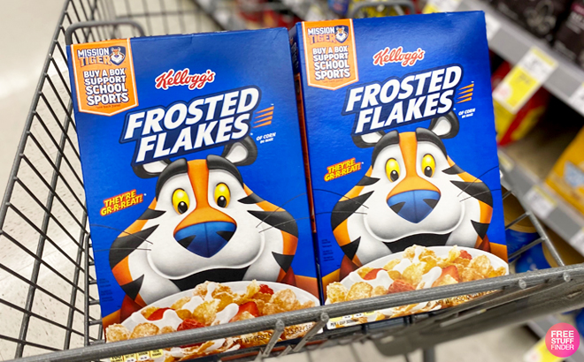 Two Kelloggs Frosted Flakes Cereals Walgreens Cart