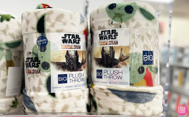 Two Star Wars Oversized Plush Throw at Kohls