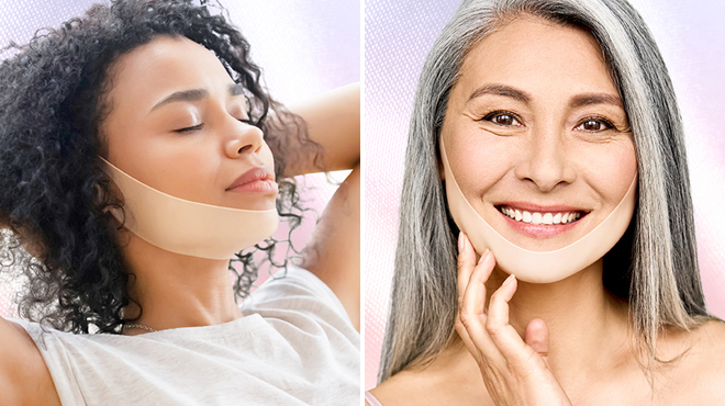 Two Women Using Stylia Double Chin Masks