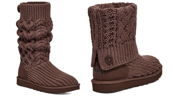 UGG Classic Cardi Cabled Knit Classic Boots