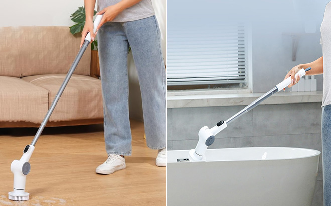 Ulefi Electric Spin Scrubber in White