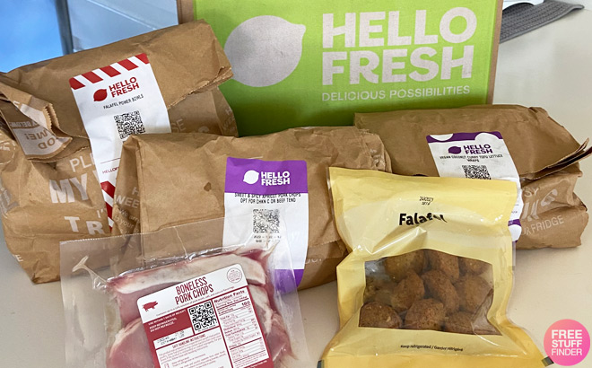 Unboxed Hello Fresh Box