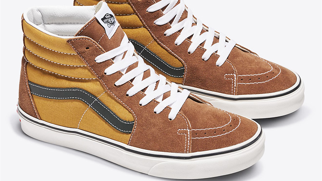 VANS Sk8 Hi Canvas Suede Shoes